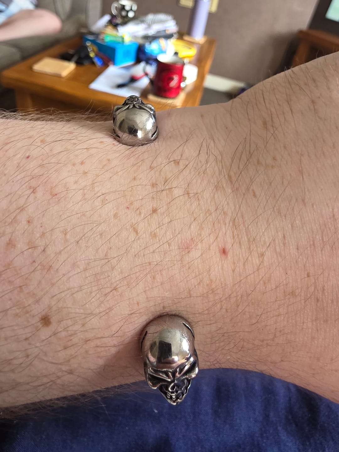 Customer photo review of SKULLED.