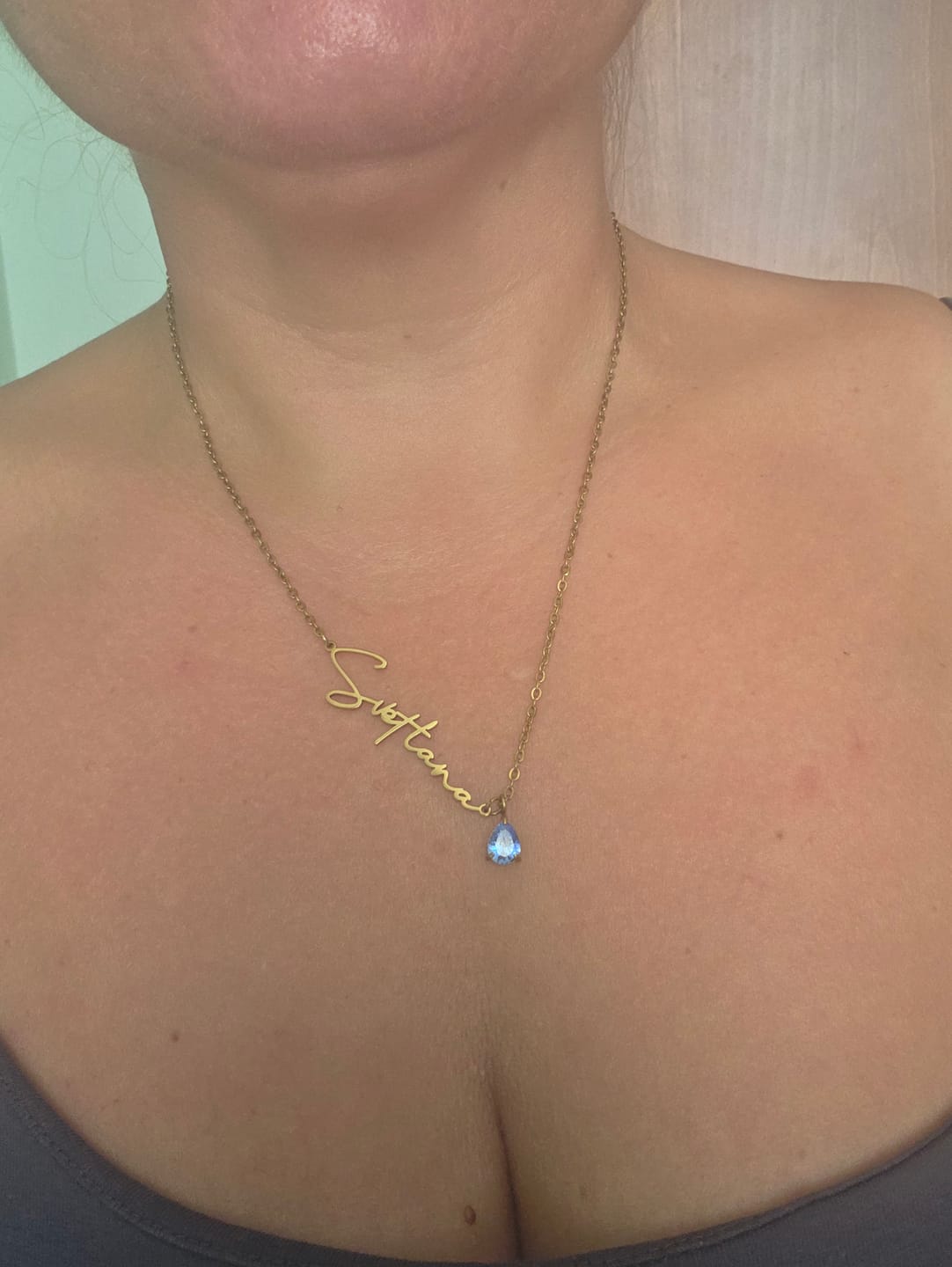 Customer photo review of Lucce Signature Necklace