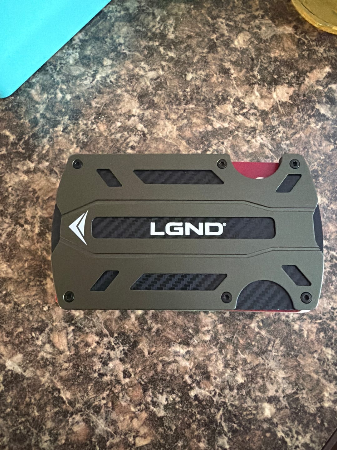 Customer photo review of Tactical Wallet — Aircraft-Grade Aluminum