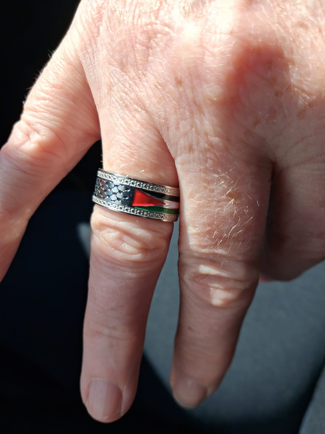 Customer photo review of Palestine Heritage Ring