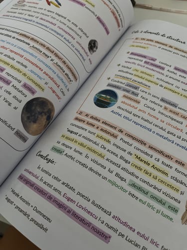 Recenzie cu fotografie de la un client despre Carte Română Bacalaureat Bacademia (temă și viziune, caracterizare, relație) - Ediția II