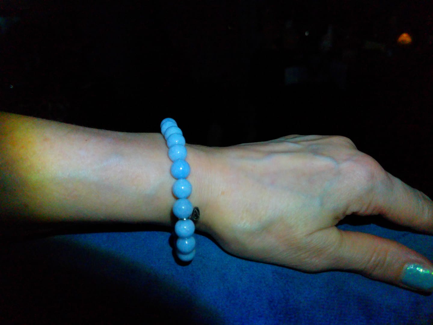 Customer photo review of Celestite Bracelet