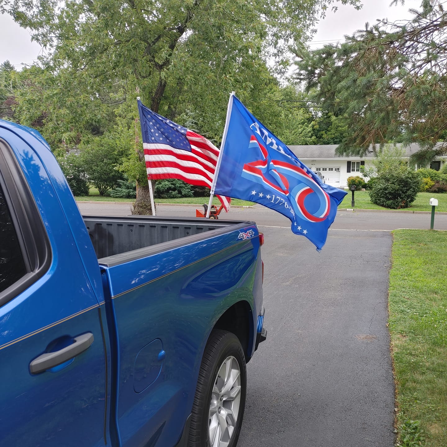 Customer photo review of America 250 Flag 2026 - 3x5 ft Semi quincentennial Celebration Banner