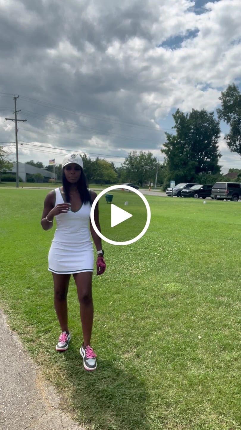 Customer video review of Chris Tennis Dress In White