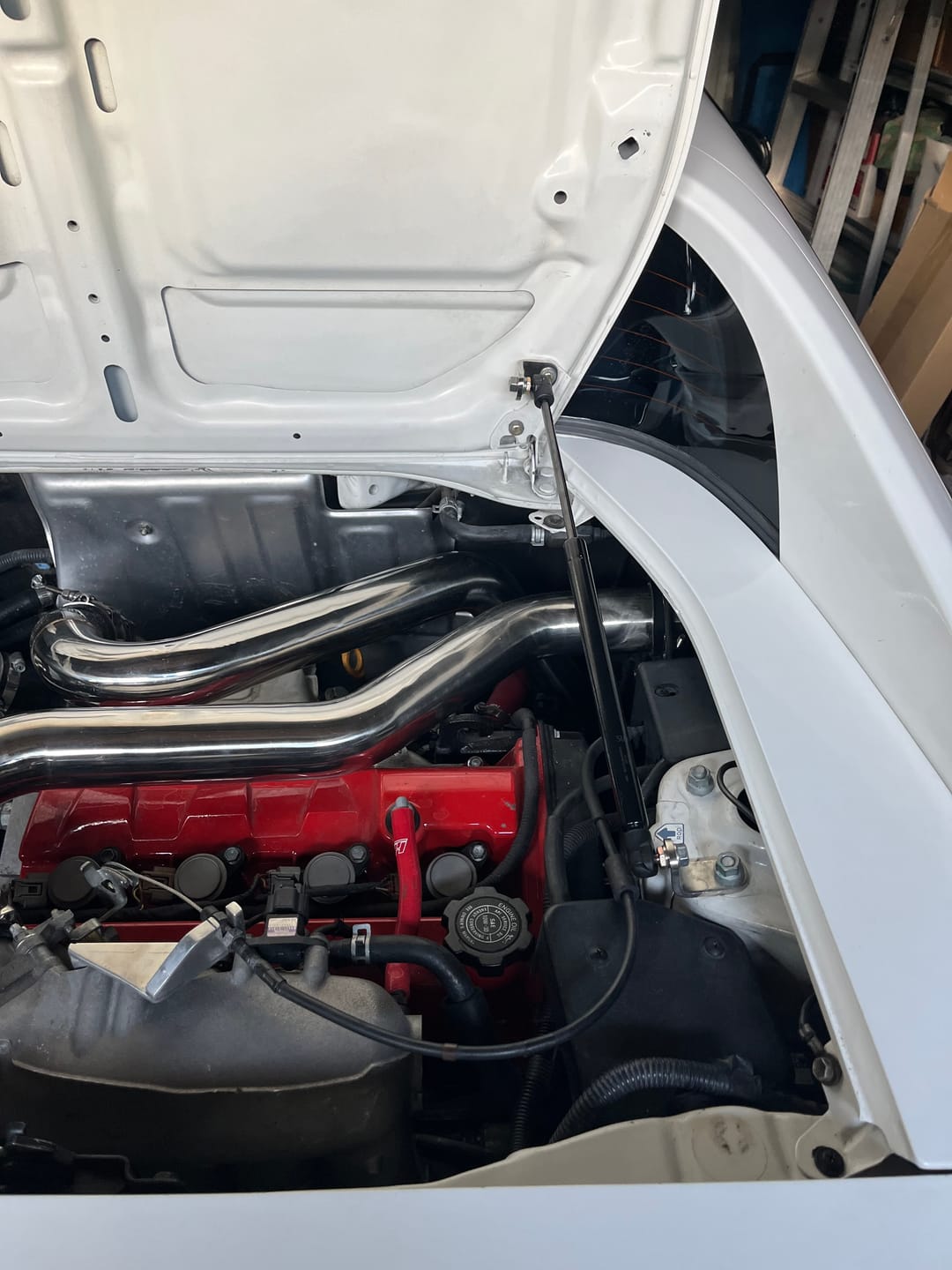 Customer photo review of Engine Lid Gas Strut Kit