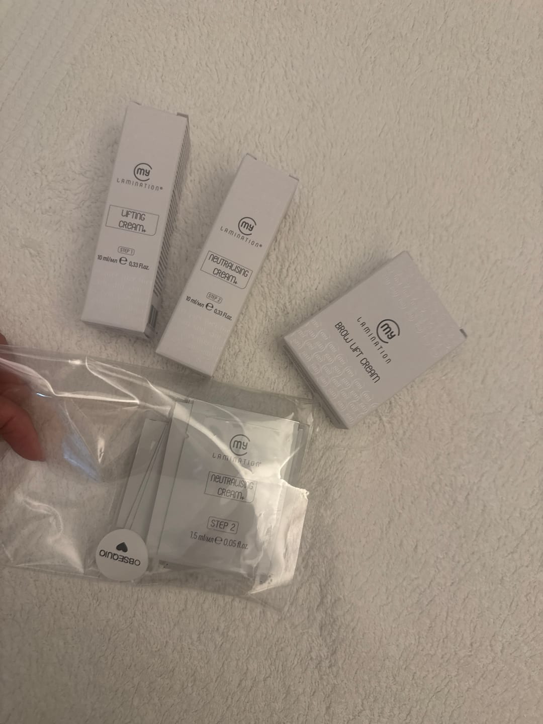 Customer photo review of Neutralising Cream - Laminación (paso 2) | My Lamination