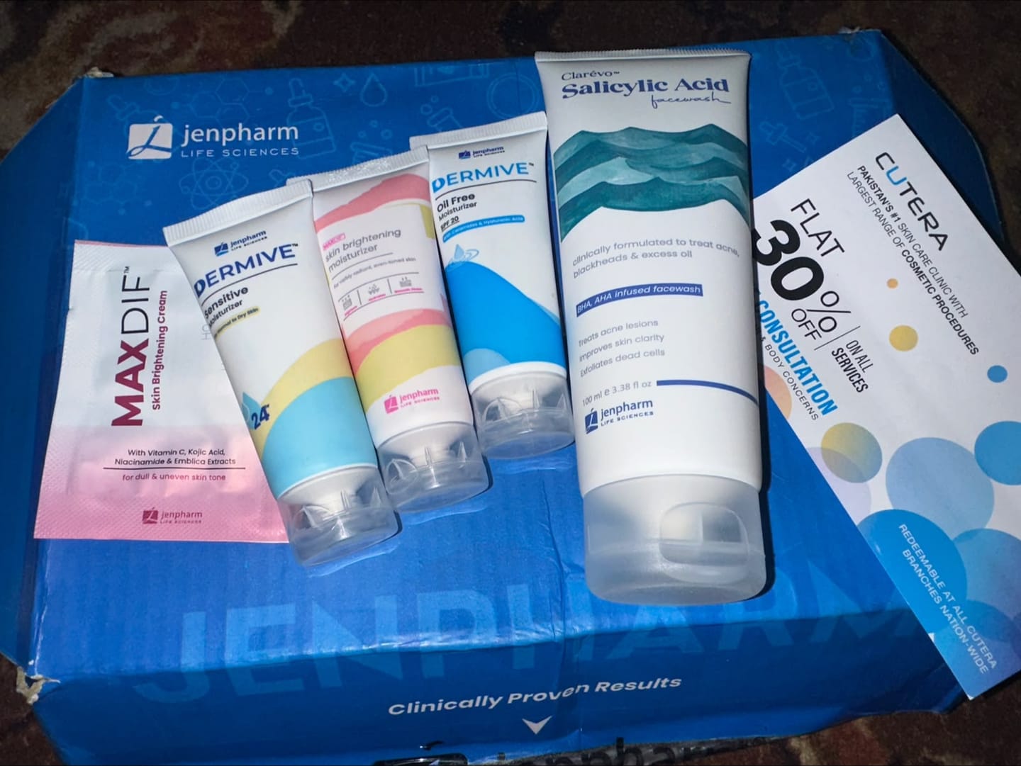 Customer photo review of Clarevo Salicylic Acid Facewash