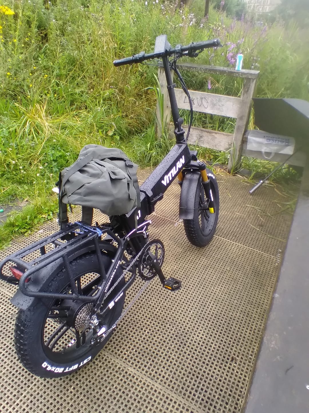 Customer photo review of I7 Pro 3.0 Folding Full Suspension Electric Bike