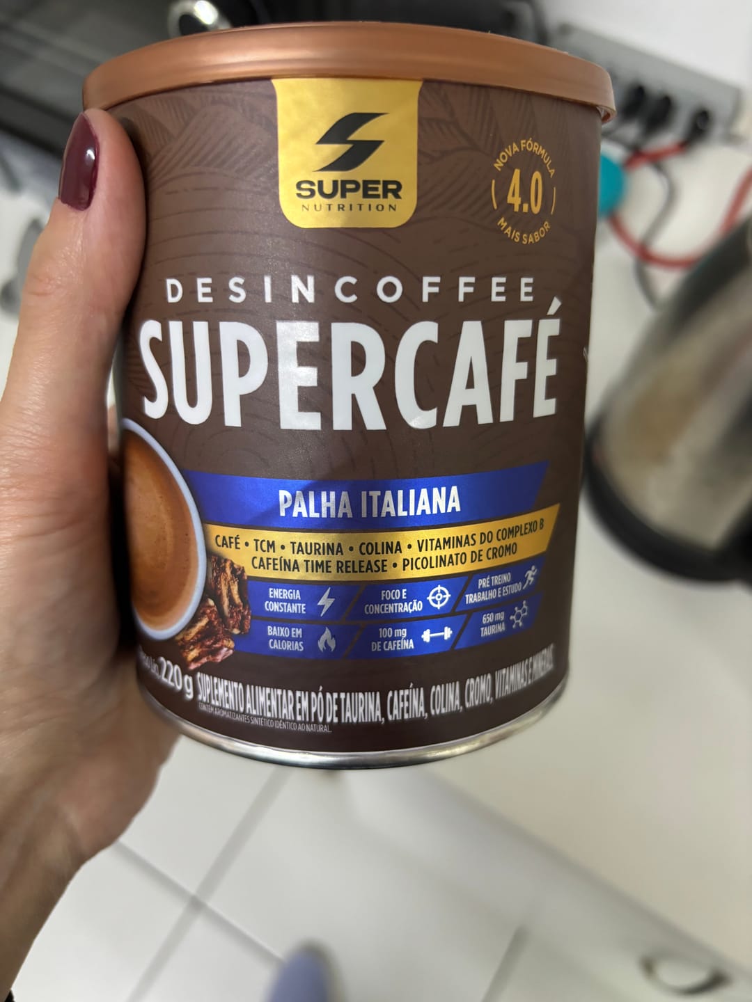 Customer photo review of Supercafé Palha Italiana