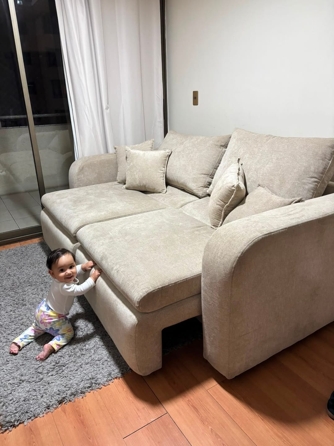Customer photo review of Sofá cama Toscana