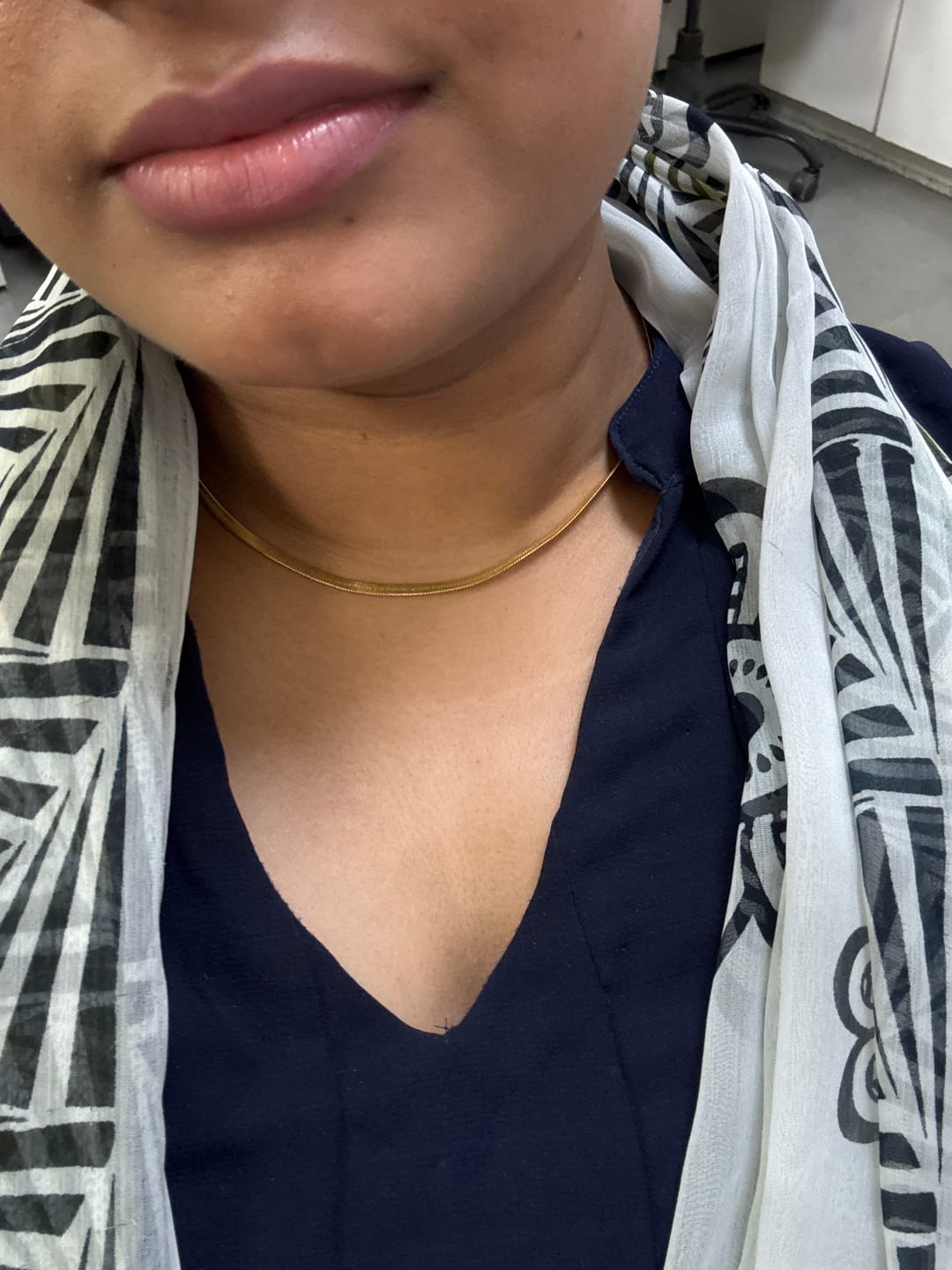 Customer photo review of Smooth Thin Stacking Ring