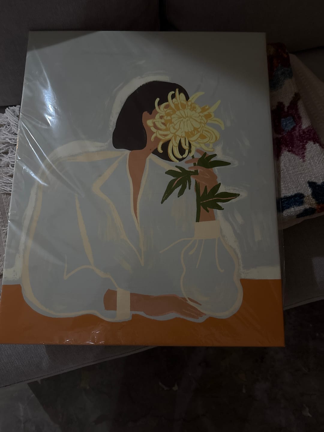 Customer photo review of The Chrysanthemum Boho Artwork