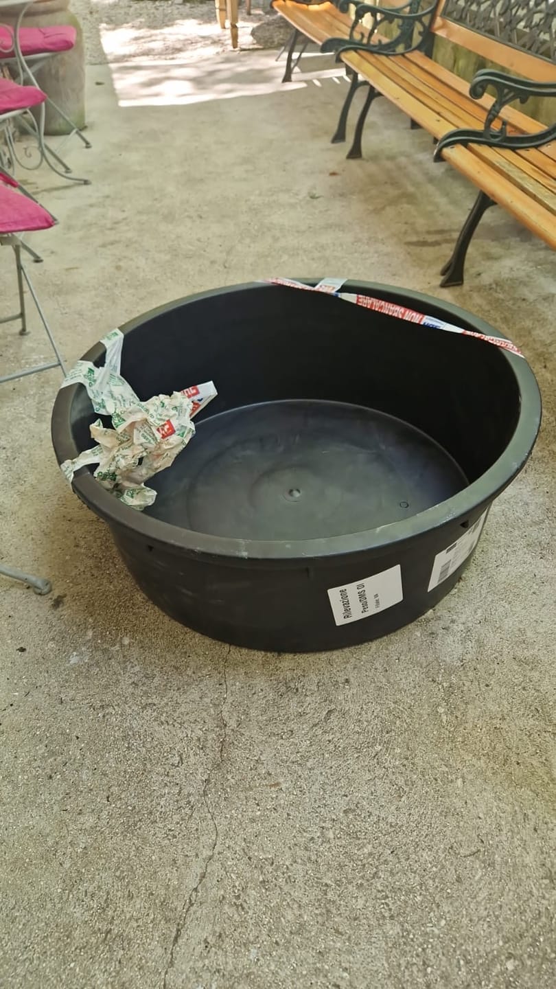 Customer photo review of Mini Pond da balcone