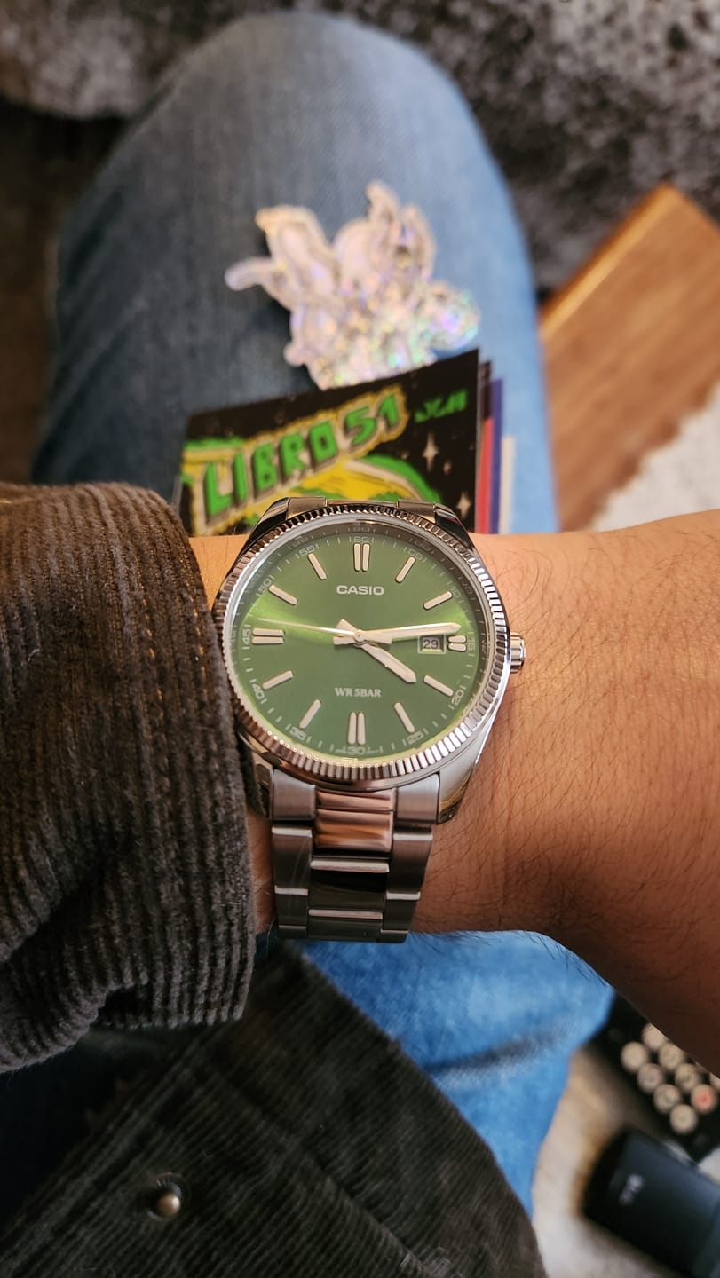 Customer photo review of Reloj Casio Análogo MTP-1302D-3AJF Verde 38,5mm JDM