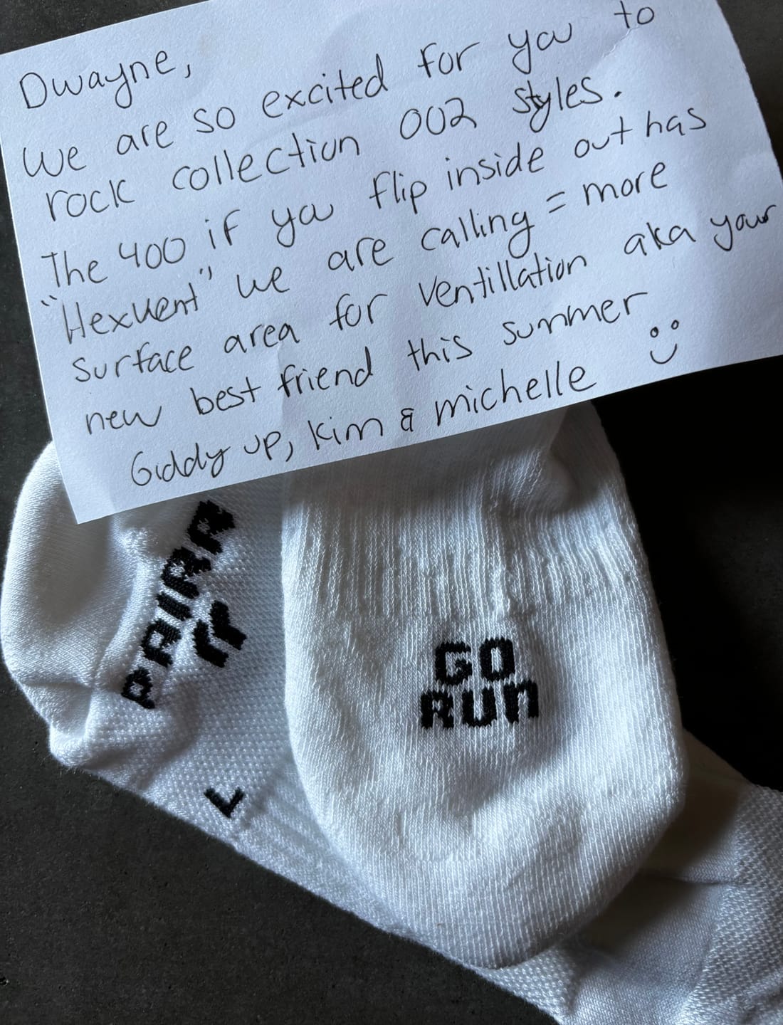 Customer photo review of THE 400 SOCK (2 PACK)