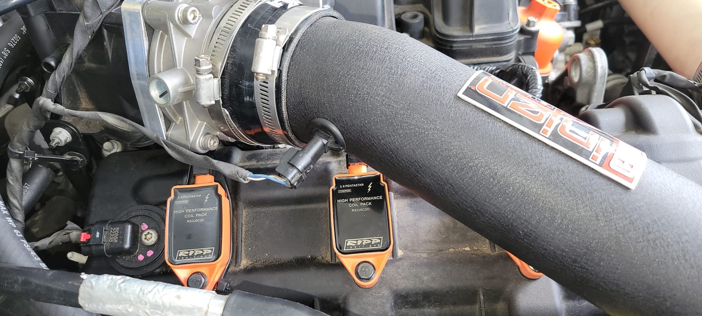 Customer photo review of NGK Laser Iridium Spark Plugs, Dodge (3.6L)
