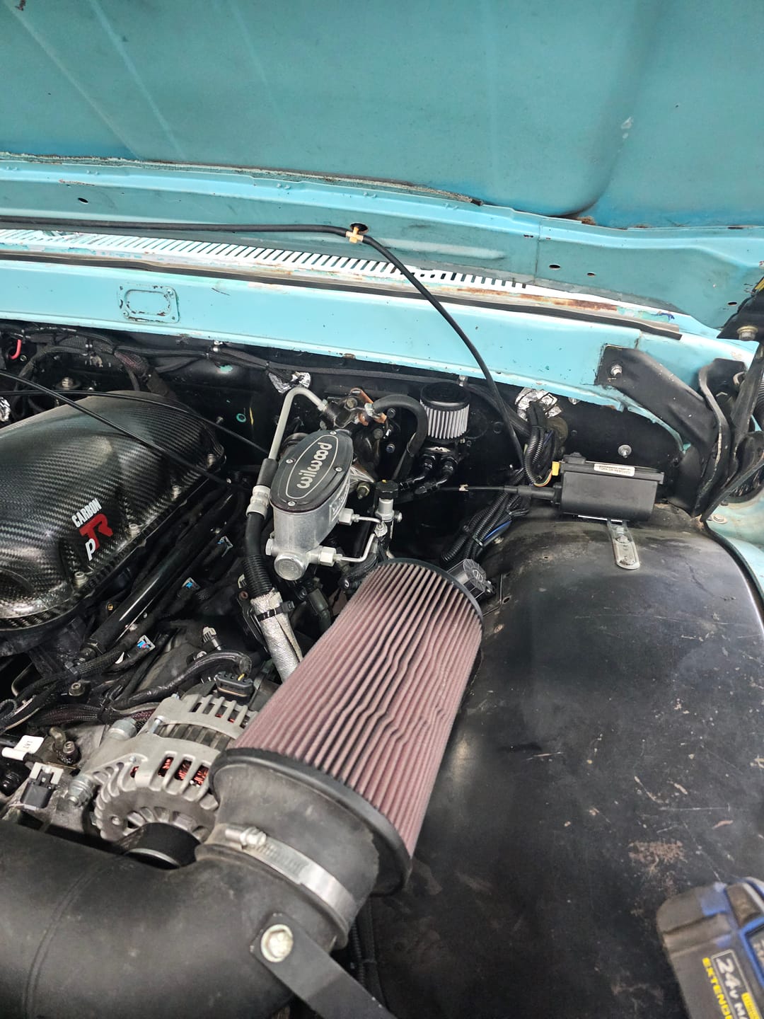 Customer photo review of Top Loader Billet Internally Baffled Oil Catch Can (Dual 10AN Port)