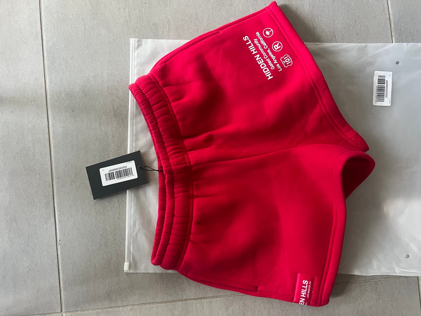 Customer photo review of GATED COMMUNITY ZIP HOODIE RASPBERRY RED