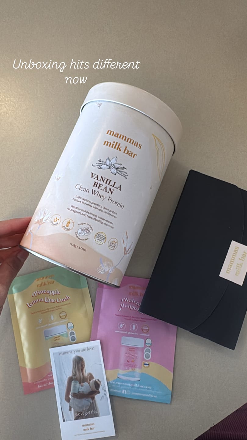 Customer photo review of Vanilla Premium Whey Protein