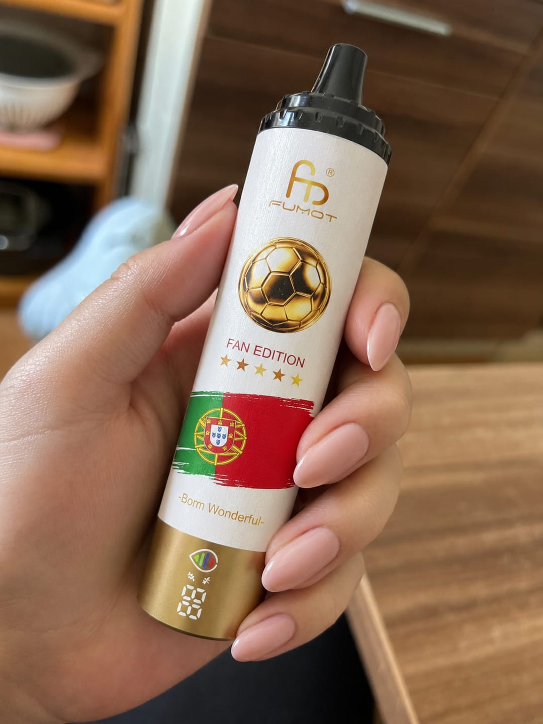 Customer photo review of Fumot Tornado 15K Fan Edition Puffs | Vape Descartável Portugal 2% Nicotina