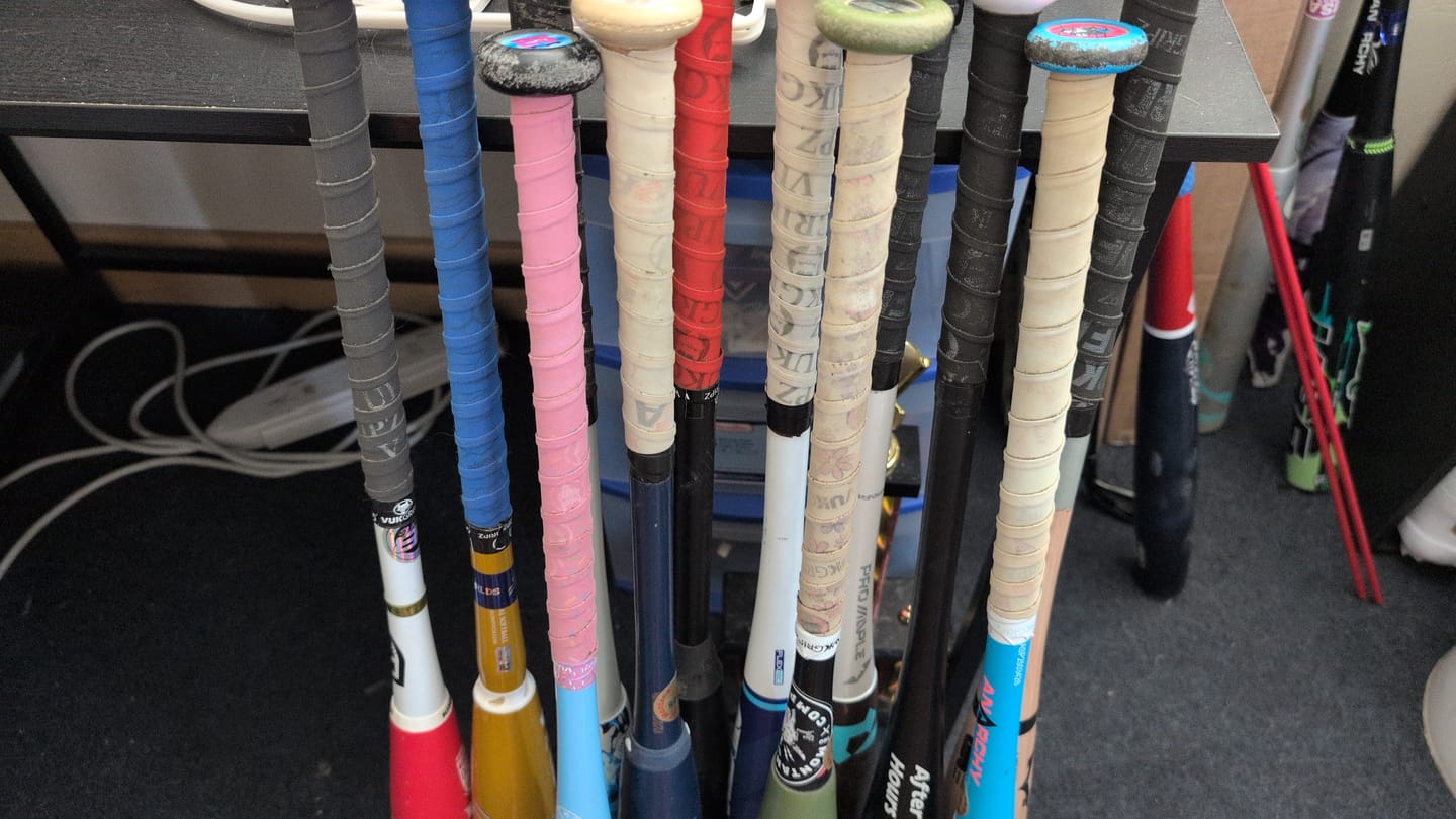 Customer photo review of Legacy Bat Grip Tape