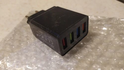 Customer photo review of ⚡ One Charger. Four Devices. Zero Waiting.⚡