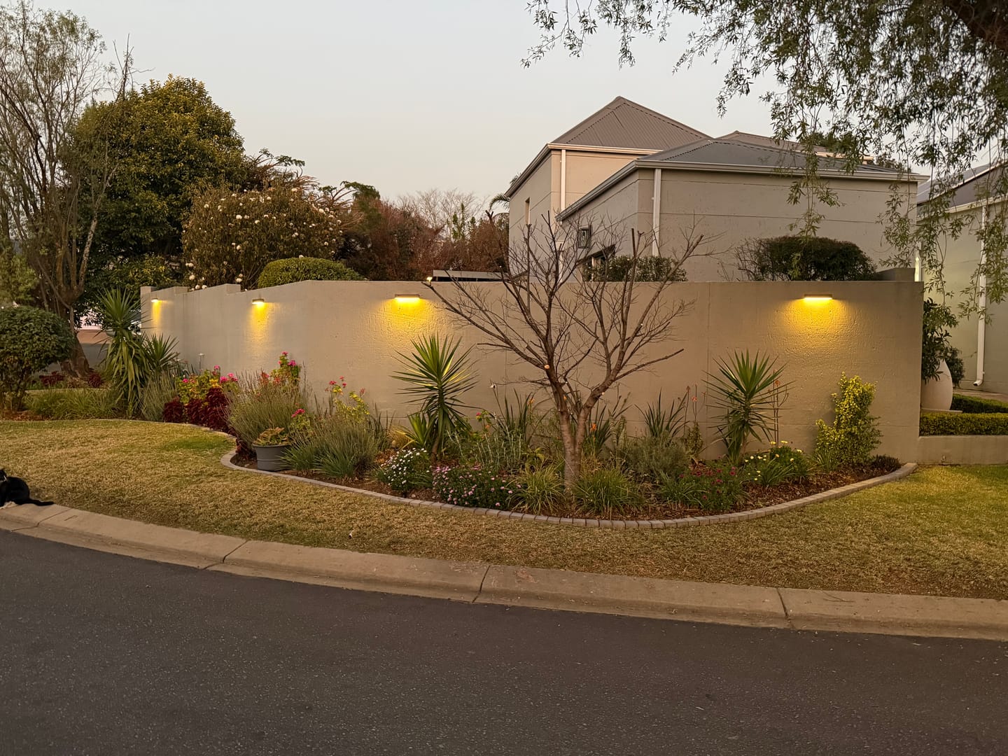 Customer photo review of Solar Wall Light with Motion Sensor