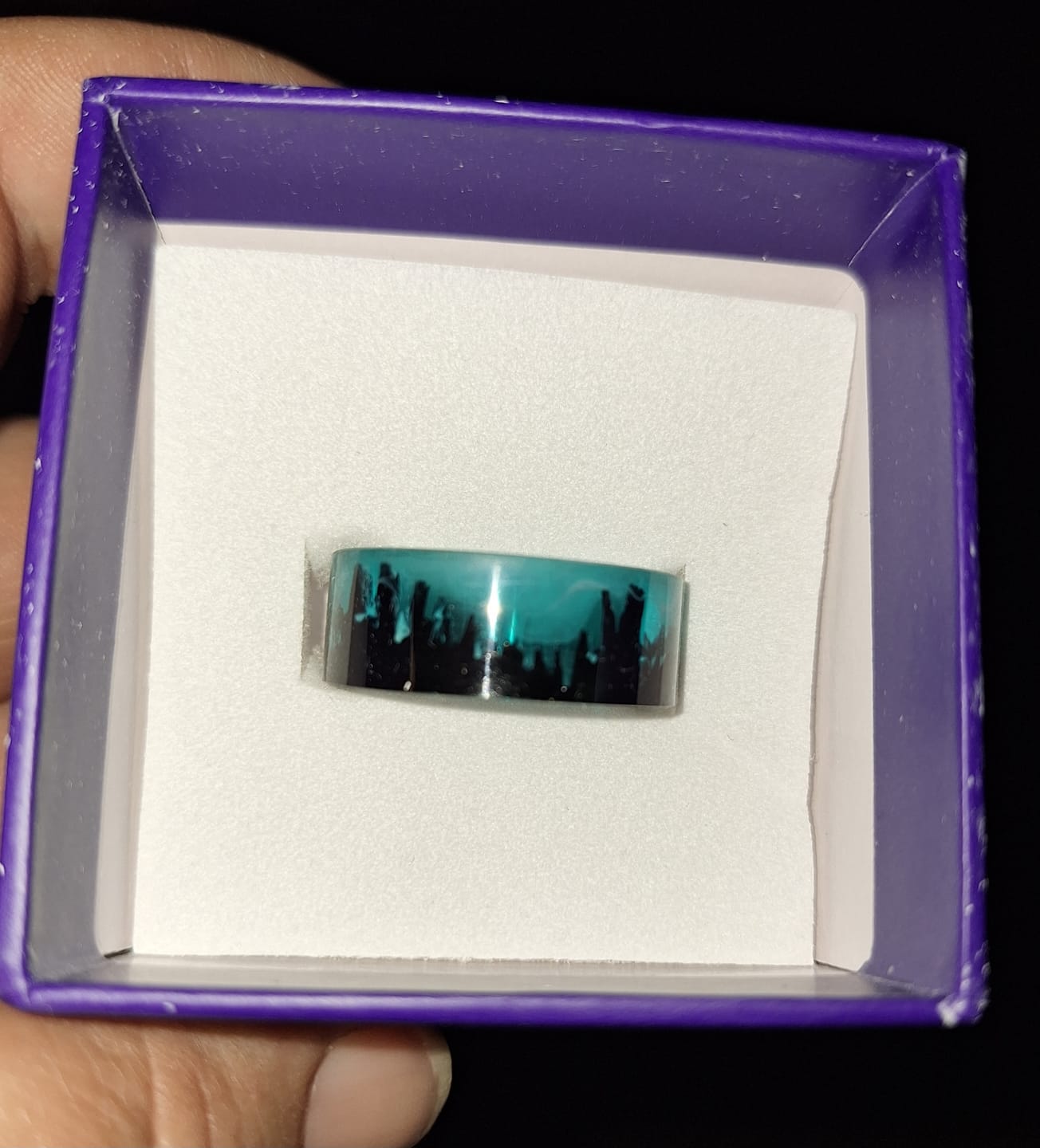 Customer photo review of Olivenorma Peace & Powerful - Hell Fire Ring
