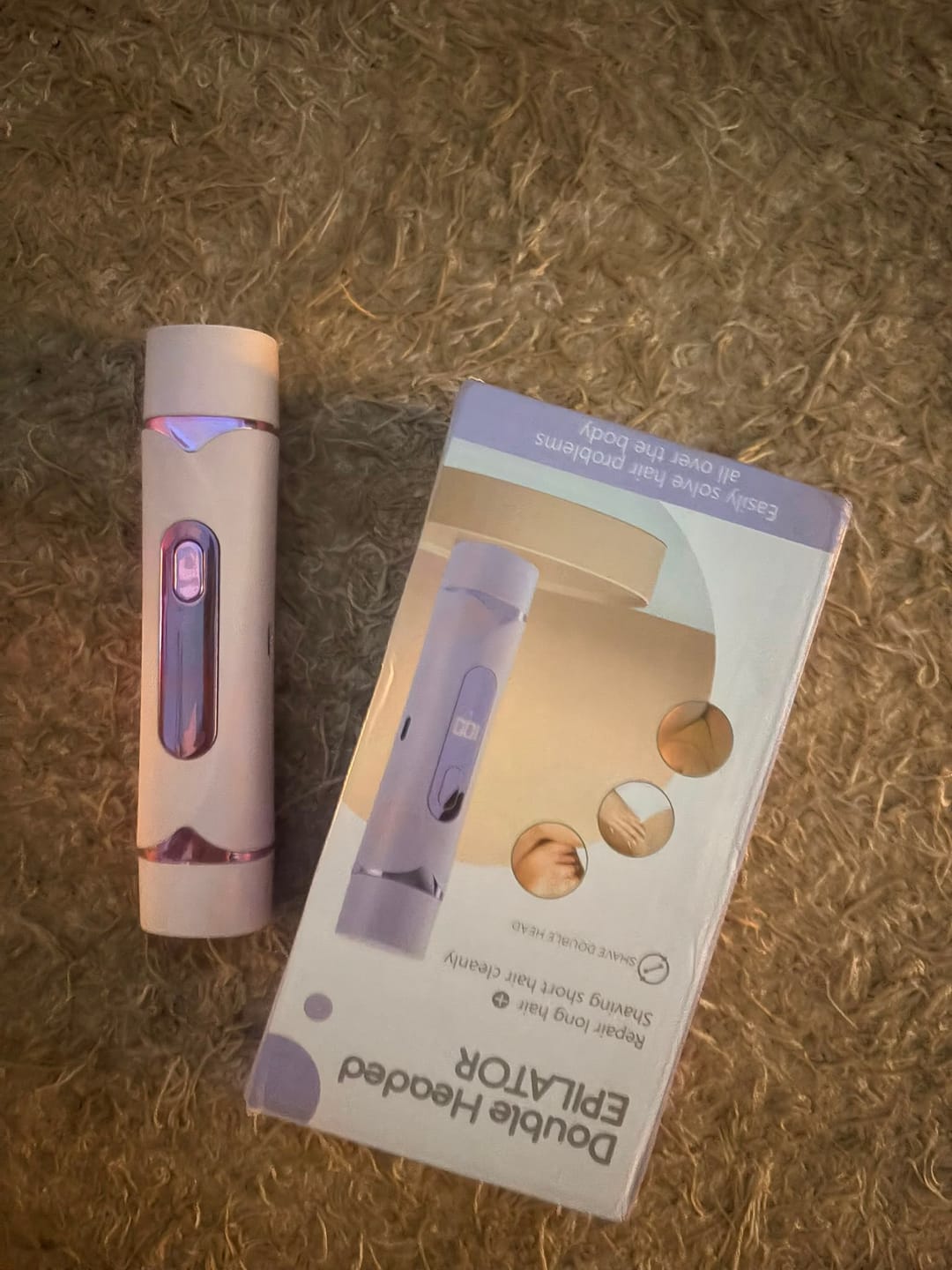 Customer photo review of Depiladora Eléctrica Multifunción 2 en 1 - Dual Head - Recargable USB-C