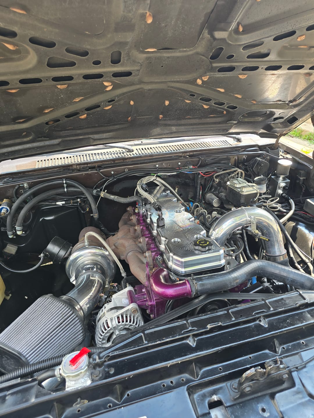 Customer photo review of Motion Valve Cover Fittings -12 ORB to -10AN (Pair) 34-11012-2