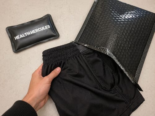 Customer photo review of 100% Cotton Fertility Cooling Sauna Briefs