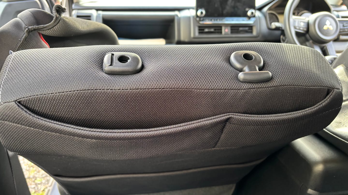 Customer photo review of Sharkskin Seat Covers for Mitsubishi Triton Dec/2023 - ON