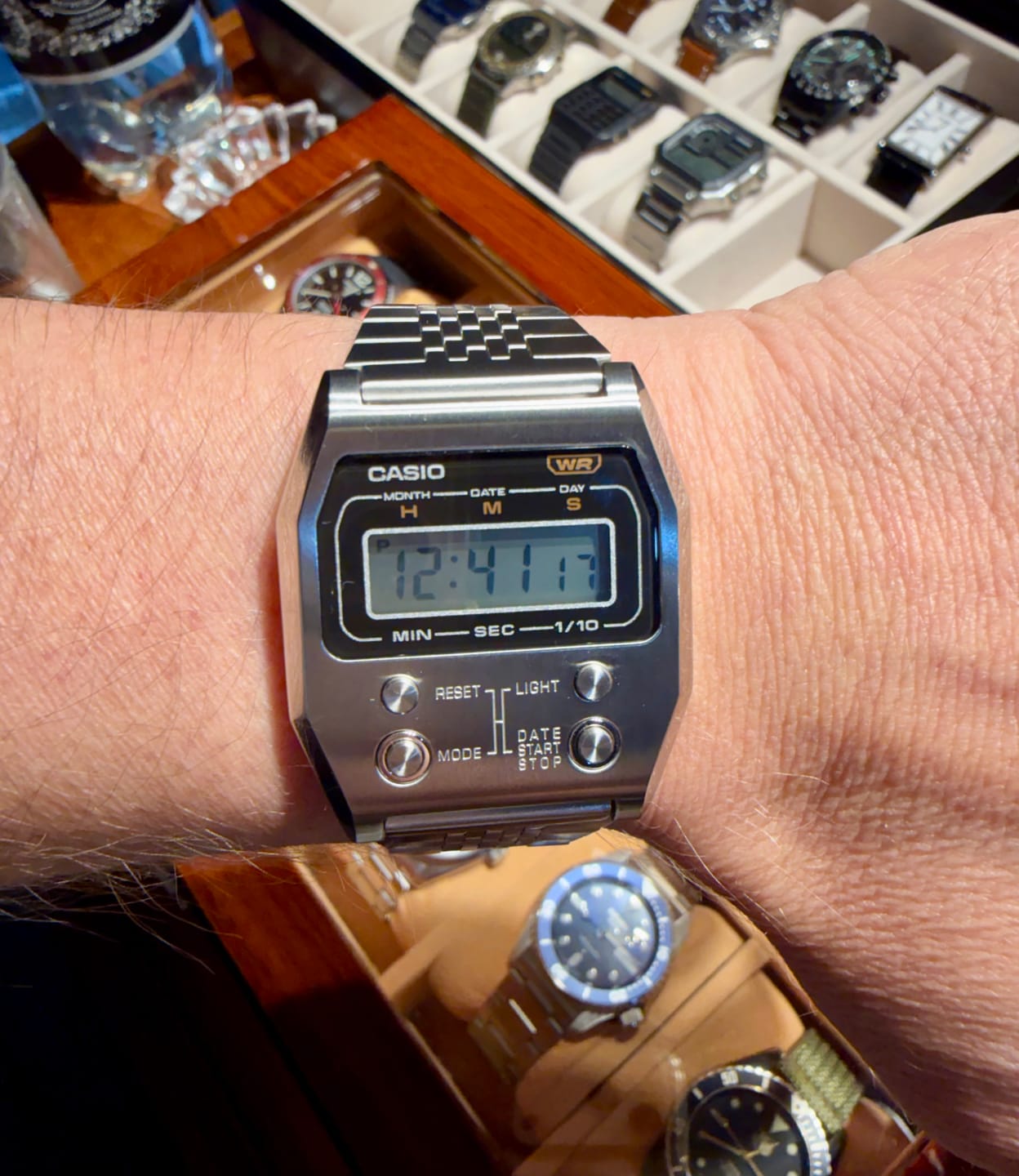 Customer photo review of Reloj Casio Vintage A1100D-1DF Caja Metálica Reedición 1978