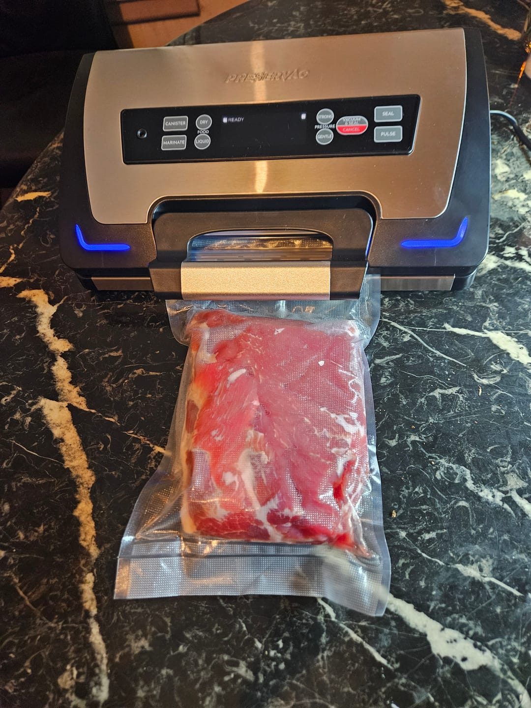 Customer photo review of Salami Vacuum Sealer Rolls