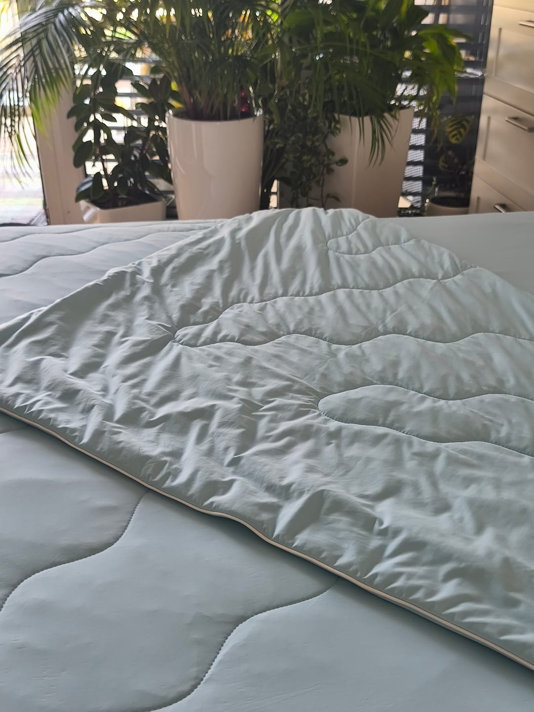 Customer photo review of MagicSleep® Decke – Kühlende Eisdecke für heiße Sommernächte