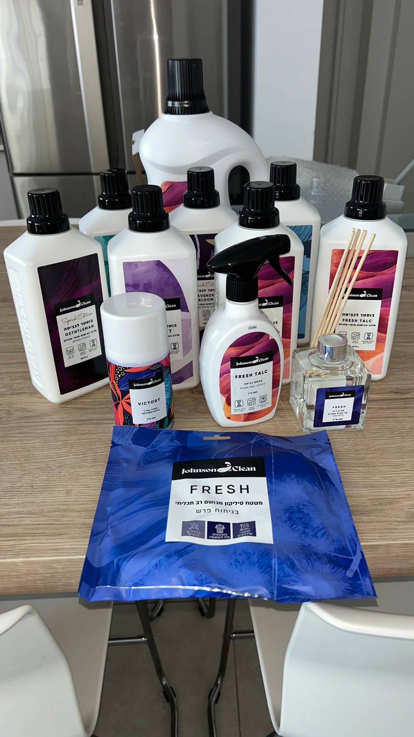 Customer photo review of ג'ל כביסה בריח FRESH TALC