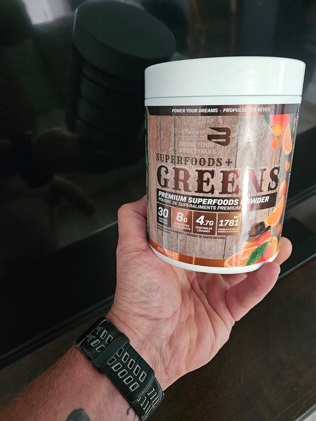 Customer photo review of Believe Supplements - Superfoods + Greens - 300g