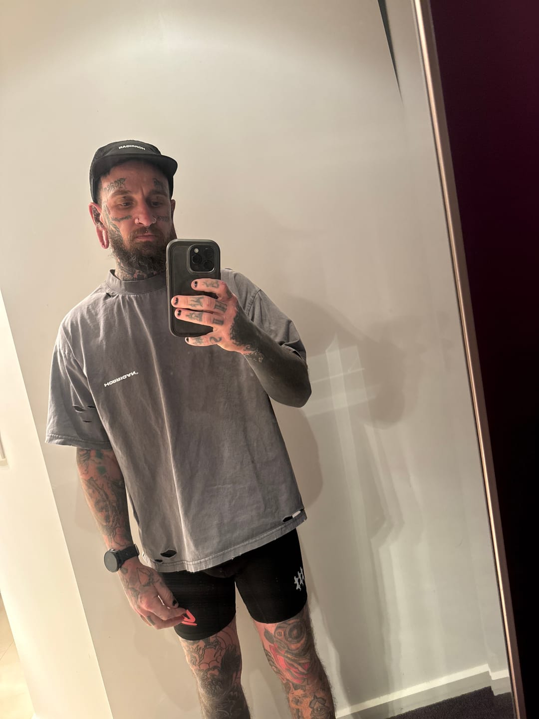 Customer photo review of Roadwork Tee