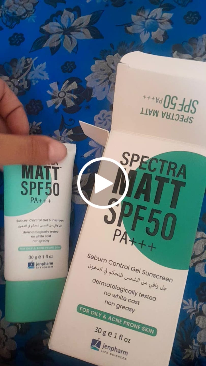 Customer video review of Spectra Matt SC SPF 50