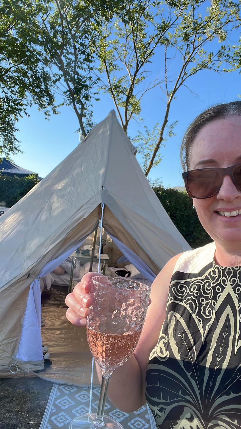 Customer photo review of Classic Bell Tent