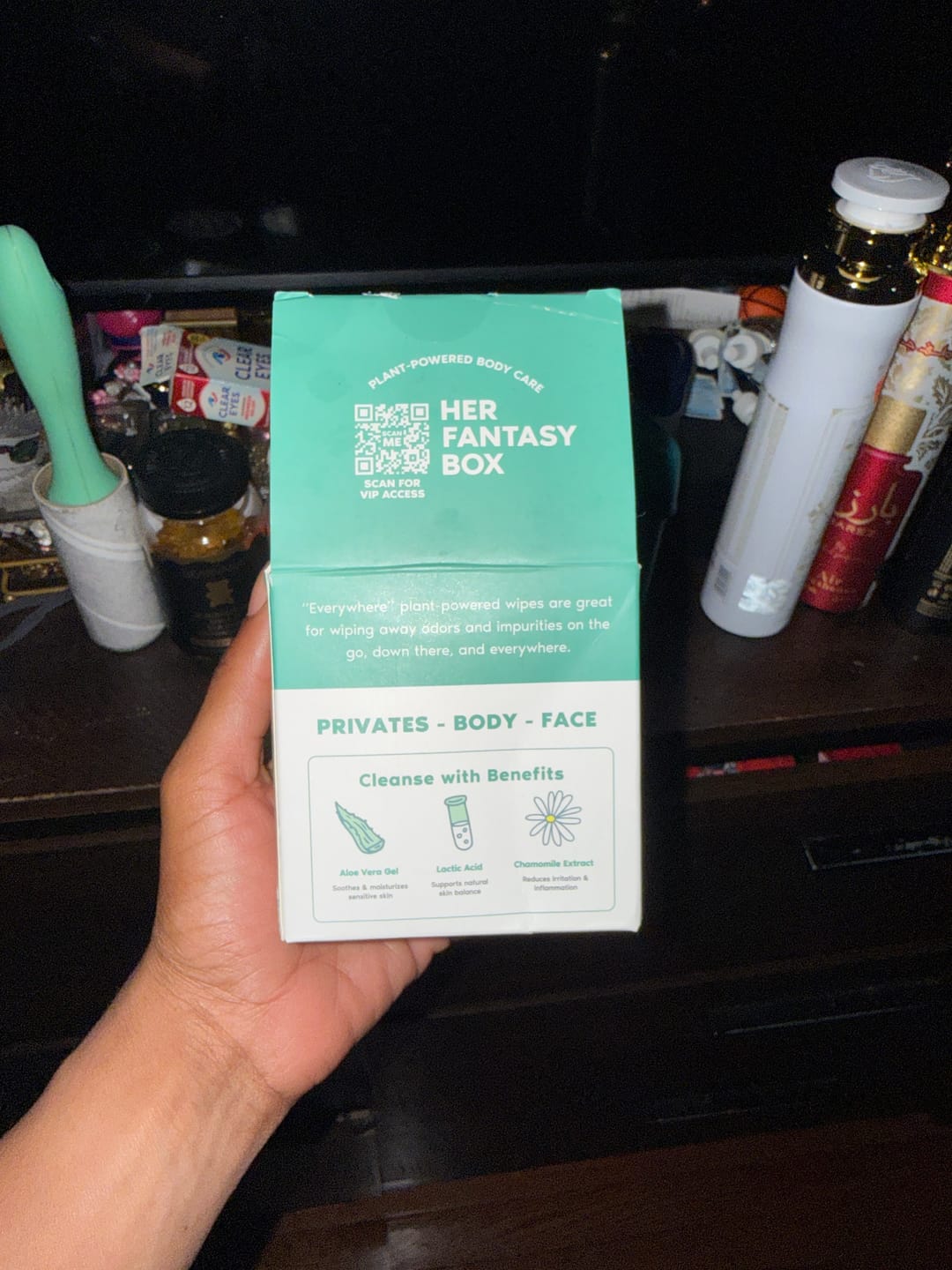 Customer photo review of Everywhere Wipes - Odor Removing Travel Wipes