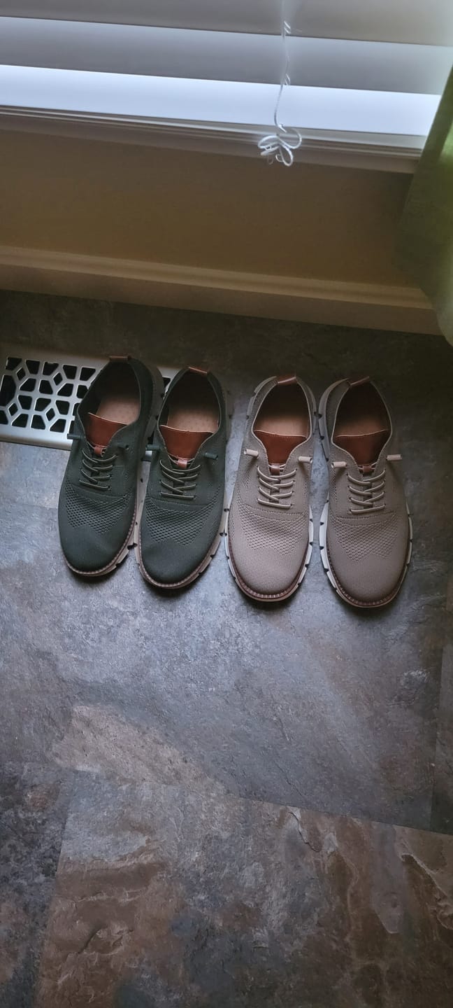 Customer photo review of Ultra Comfy - Healthy and Supportive Walking Shoes