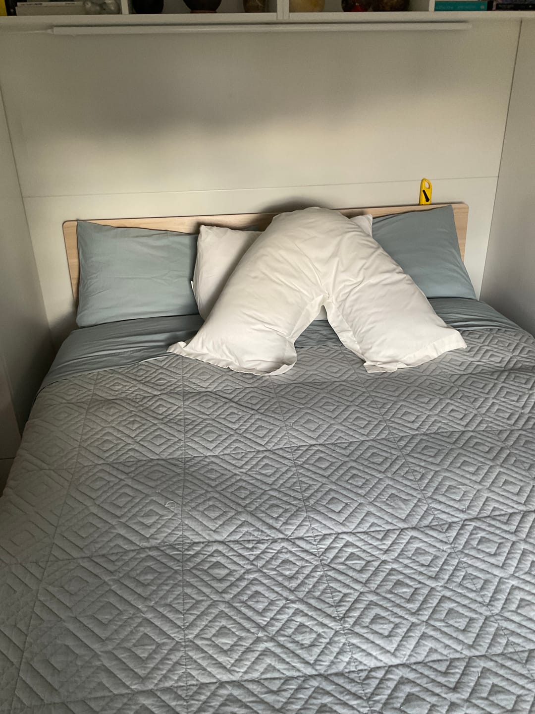 Customer photo review of Modena Bed Frame-Oak-Queen