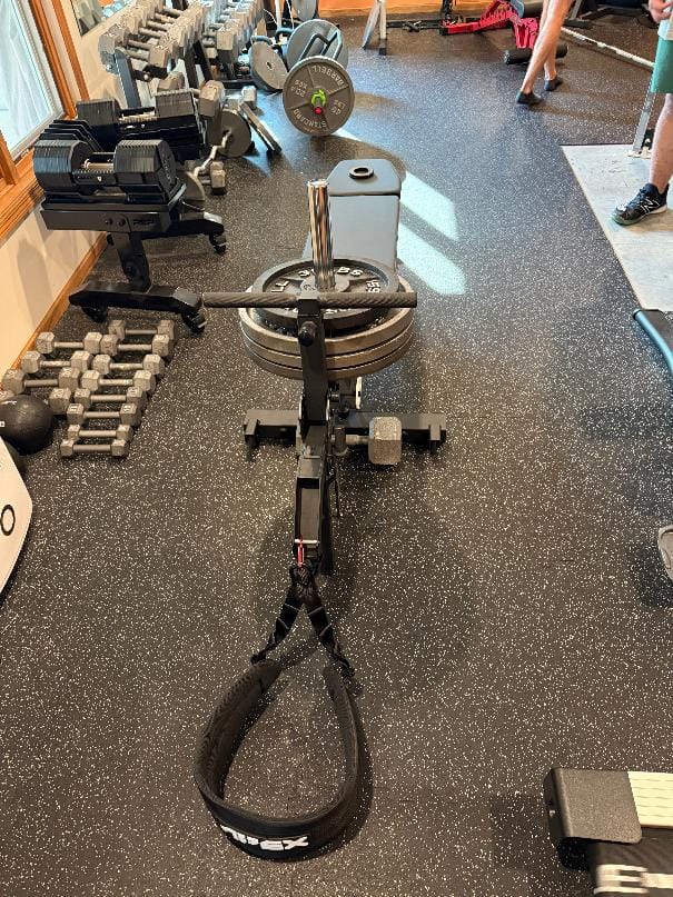 Customer photo review of APEX BARRETT BELT SQUAT