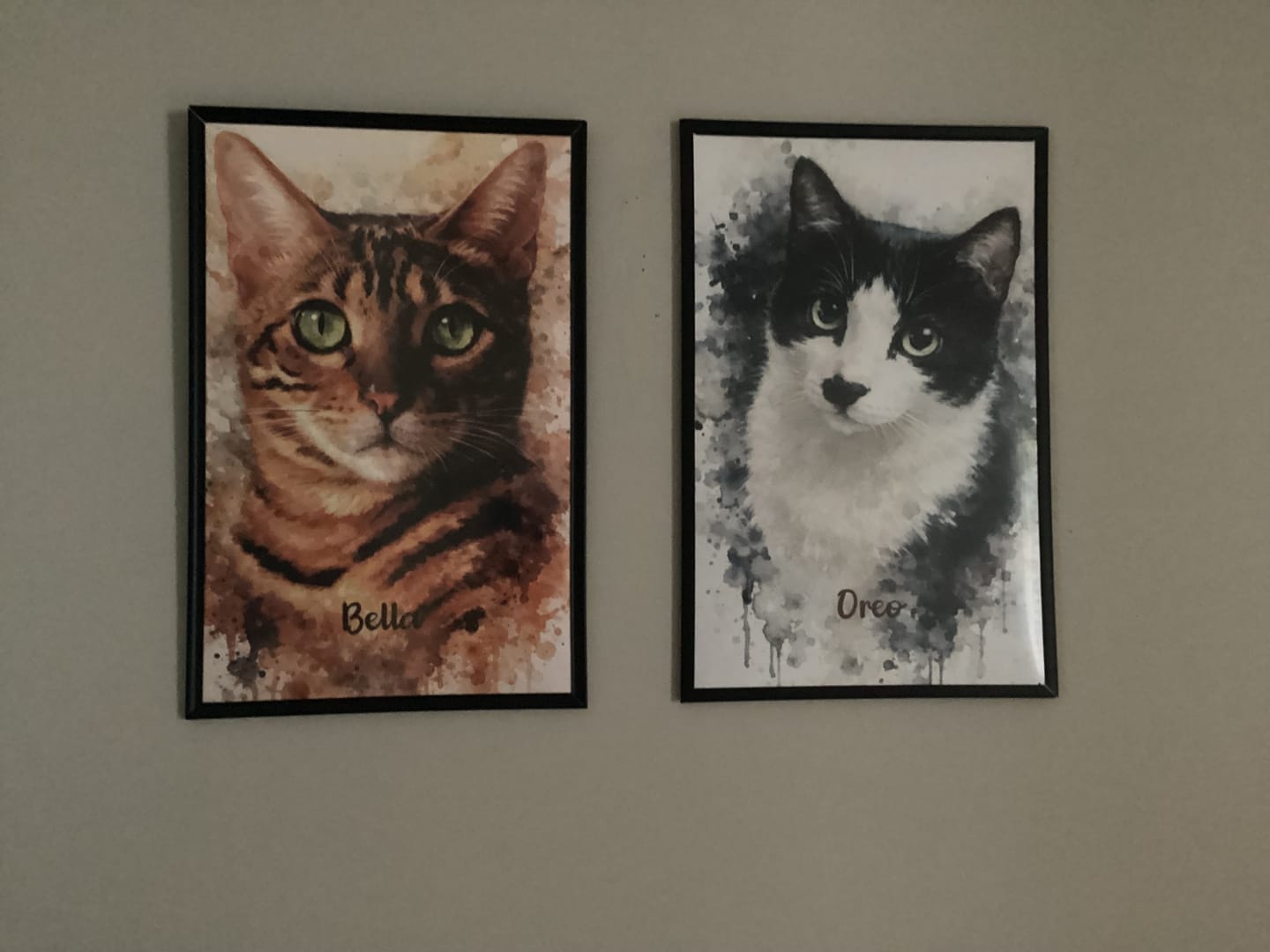 Customer photo review of Personalized Poster - Watercolor Realistic Portrait