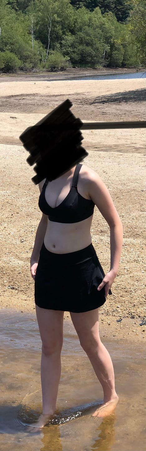 Customer photo review of Jupe de bain menstruelle ados Maude