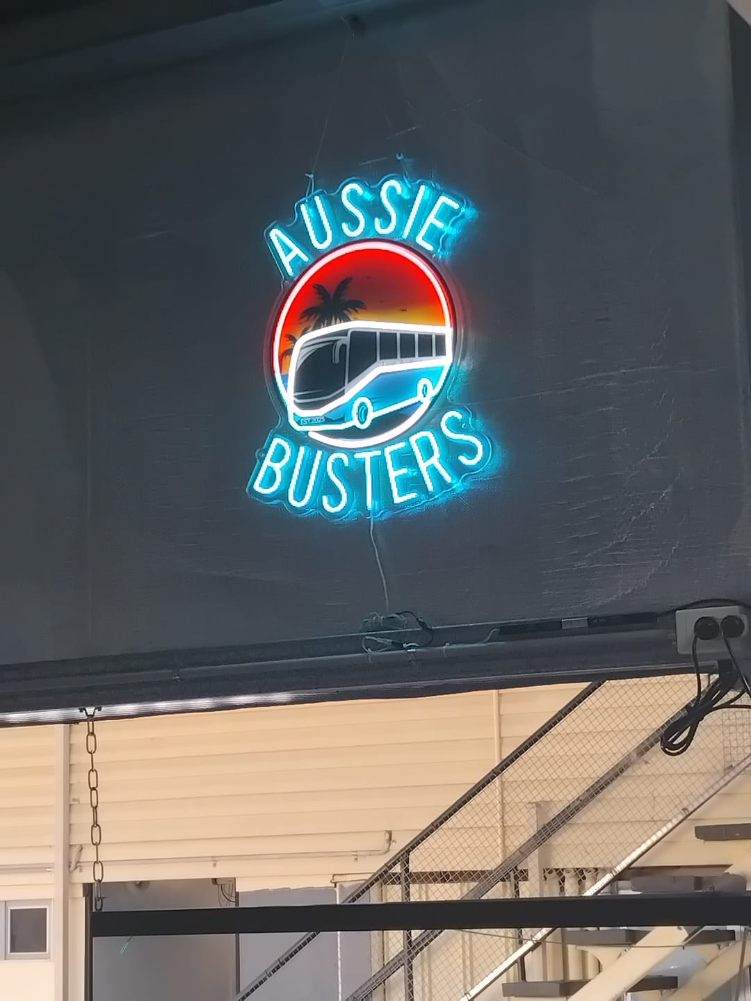 Customer photo review of AUSSIE BUSTERS | LED Neon Sign