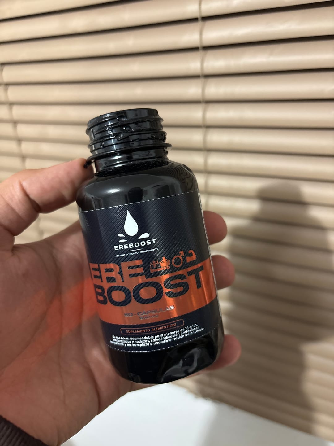 Customer photo review of EREBOOST | 60 Cápsulas