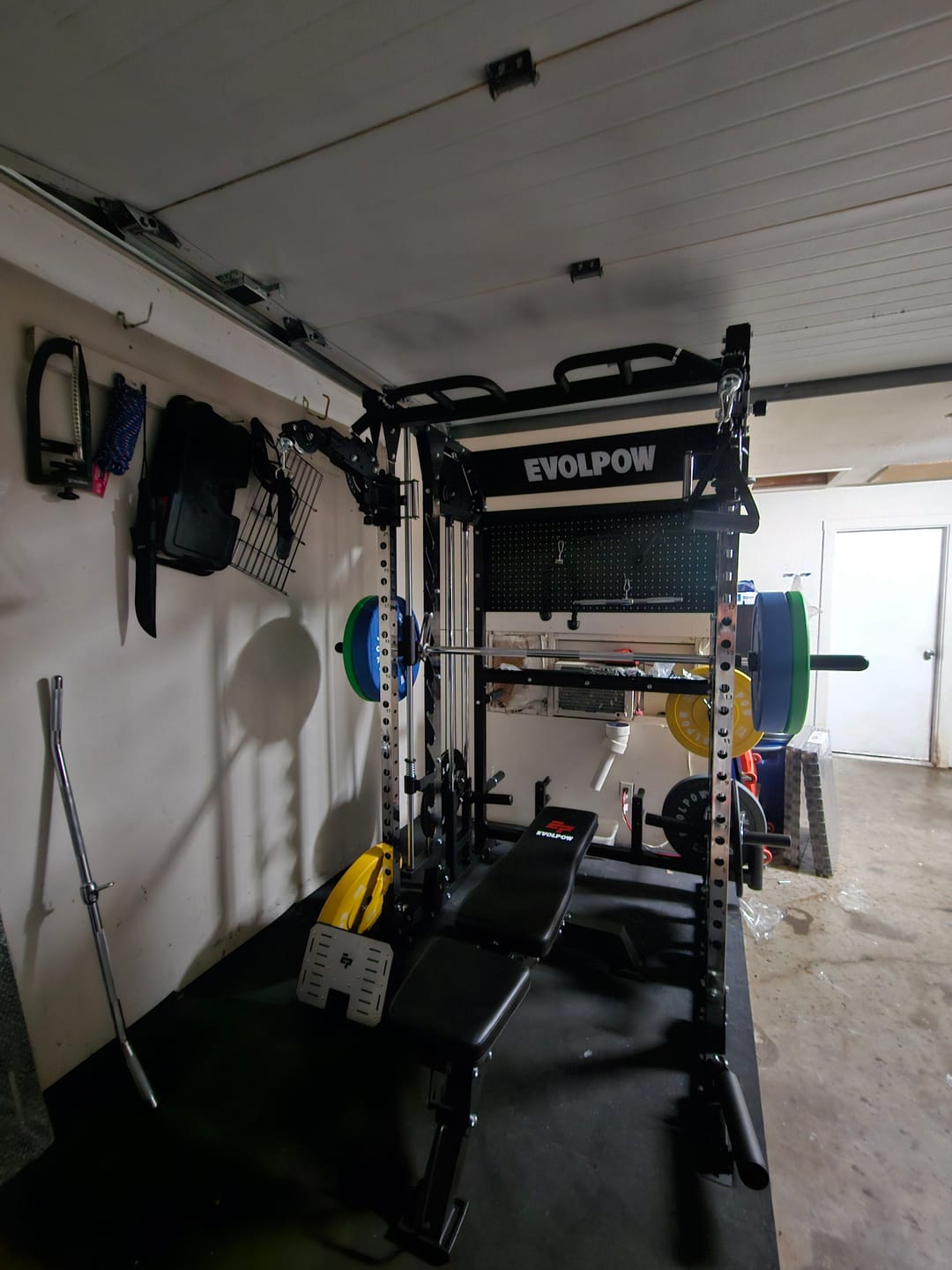 Customer photo review of EVOLPOW M2B Pro Brute All-In-One Smith Machine Home Gym