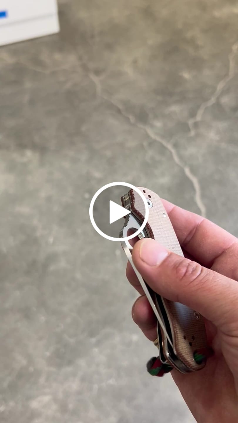 Customer video review of Para 3 CruWear & Micarta Compression Lock Folding Knife 2.95" CPM CruWear Satin Plain Blade, Brown Canvas Micarta Handles